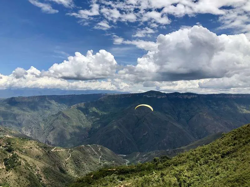 san gil colombia chicamocha canyon paragliding