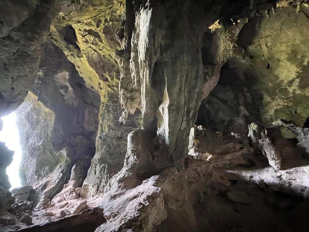 Exploring the hidden wonders within the cave, also sometimes referred to as Bat Cave Railay
