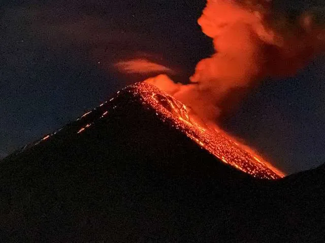 Fuego volcano hike