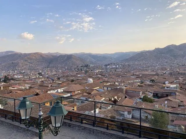 elevation cusco, from one of Cusco's viewpoints
